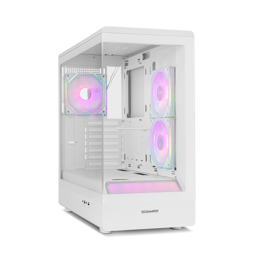 NOX CAJA HUMMER SIGNAL | SEMITORRE FRAMELESS ARGB BLANCO - imagen 3
