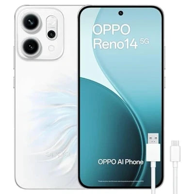 OPPO RENO14 5G 12GB 256GB OPAL WHITE+CABLE - imagen 1