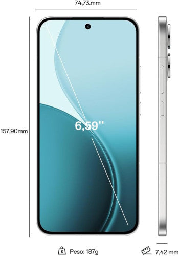 OPPO RENO14 5G 12GB 256GB OPAL WHITE+CABLE - imagen 2