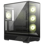 MSI CAJA MSI MAG PANO 130R PZ,3X2.5"+2X2.5"/3.5”,3X120+1X120MM (ARGB),2XUSB3.2+1USB3.2 TYPE C+AUDIO+MICRO,MID TOWER,NEGRA - imagen 1