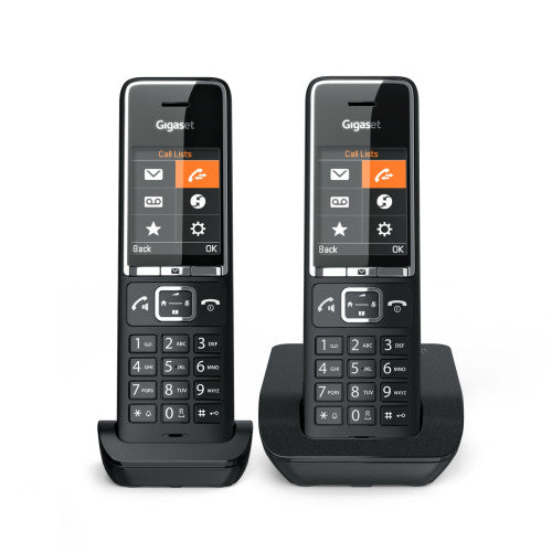 Gigaset COMFORT 550 duo Teléfono analógico Identificador de llamadas Negro - imagen 1