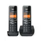 Gigaset COMFORT 550 duo Teléfono analógico Identificador de llamadas Negro - imagen 2