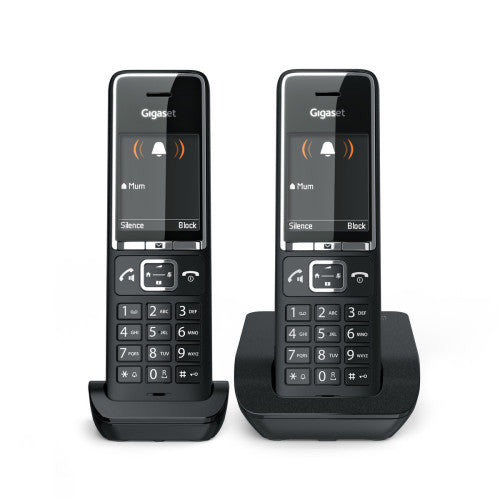 Gigaset COMFORT 550 duo Teléfono analógico Identificador de llamadas Negro - imagen 3