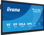 IIYAMA MONITOR INTERACTIVO 65" EDLA, ANDROID 14, 16/128GB UHD IPS, MM 2X 20W + 20W SUBWR, 2X HDMI, DP , 1X USB-C, 550CD/M, HORIZ , MEDIA PLAY USB PORTS, ANTIGLARE, LAN, RS232C, IIWARE WIFI-6/BT 5.0, OPS SLOT, VESA 600X400 (MOUNT INCLUDED) (TE6515A- - imagen 1