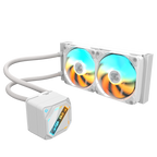 GIGABYTE GAMING 240 ICE Refrigeración Líquida para CPU - 2x120mm Ventiladores ARGB, mecanismo de enclavamiento deslizante, DAISY-CHAIN, Compatible con Intel LGA 1851 y AMD AM5 - imagen 2