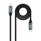 Nanocable Cable USB 3.2 Gen2x2 20Gbps 5A/100W 4K/60Hz USB-C/M-USB-C/M, 2 m - imagen 1