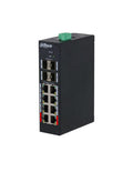 Dahua (DH-HS4412-8ET-96) DAHUA SWITCH INDUSTRIAL MANAGED 8 PUERTOS POE 10/100 MBPS + 4 SFP 1000 MBPS UPLINK