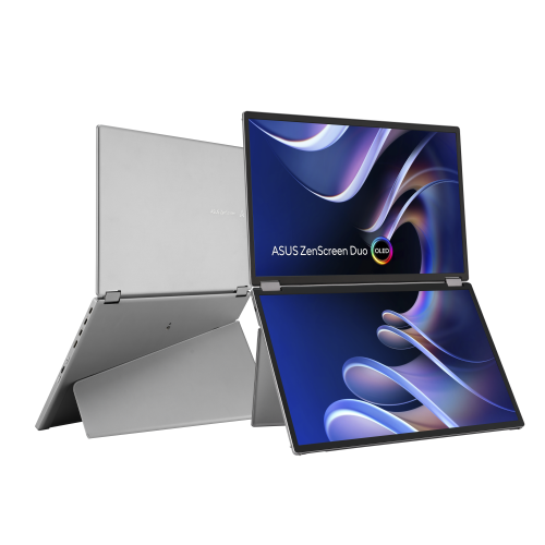 ASUS ZenScreen Duo OLED MQ149CD pantalla para PC 35,6 cm (14") 1920 x 1200 Pixeles WUXGA Plata - imagen 2