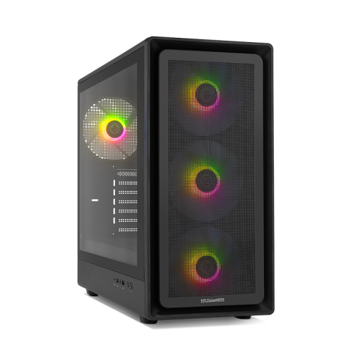 NOX Hummer Aero Midi Tower Negro - imagen 1
