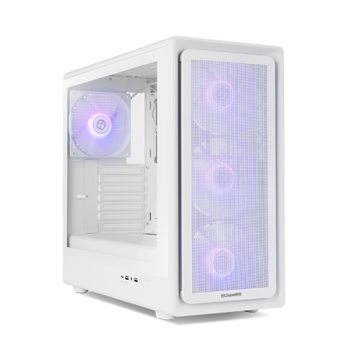 NOX Hummer NXHUMMERAEROWH carcasa de ordenador Midi Tower Blanco - imagen 1