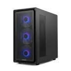 NOX Hummer Aero Midi Tower Negro - imagen 2
