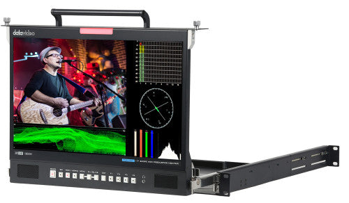 DataVideo TLM-170KM pantalla para PC 43,2 cm (17") 3840 x 2160 Pixeles LCD Negro - imagen 2
