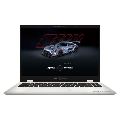 MSI PORTATIL PRESTIGE 16 AI+ MERCEDESAMG B2VMG-217ES. 16" 16:10 UHD+ (3840X2400), OLED. INTEL CORE ULTRA 9 288V. INTEL ARC GRAPHICS. 32GB LPDDR5X. 2TB SSD. W11 HOME. PLATA - imagen 1
