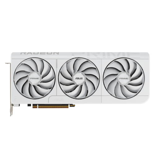 ASUS Prime -RX9070XT-O16G-WHITE AMD Radeon RX 9070 XT 16 GB GDDR6 - imagen 1
