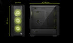 MSI CAJA MSI MAG FORGE 330R AIRFLOW - imagen 3