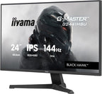 Iiyama MONITOR IIYAMA 24 PULGADAS RESOLUCION FULL HD (1920X1080), PANEL IPS, 1 MS (MPRT), 75 HZ, BRILLO 250, CONTRASTE 1000:1, HDMI, DISPLAYPORT, HUB USB, ALTAVOCES, FLICKER FREE, LOW BLUE LIGHT. - imagen 2