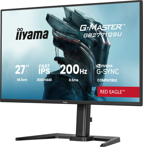 Iiyama MONITOR IIYAMA, 27 PULGADAS, 68,6 CM, FAST IPS, 2560X1440, 200HZ, 0,233 MM, MATE NEGRO - imagen 3