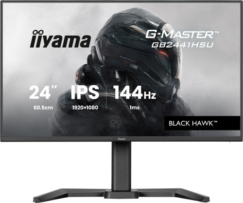 Iiyama MONITOR IIYAMA 24 PULGADAS RESOLUCIÓN FULL HD (1920X1080), PANEL IPS, 1 MS (MPRT), 100 HZ, BRILLO 250, CONTRASTE 1300:1, HDMI, DISPLAYPORT, USB HUB, ALTAVOCES, SOPORTE AJUSTABLE, FLICKER‑FREE, LOW BLUE LIGHT. - imagen 1