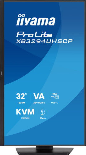 Iiyama MONITOR IIYAMA, 32 PULGADAS, VA 4K BASE USB-C (95W), CONMUTADOR KVM, PUERTO LAN, COMPATIBILIDAD PIP/PBP - imagen 3