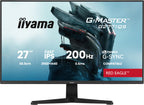 Iiyama MONITOR IIYAMA 27 PULGADAS RESOLUCION QHD (2560X1440), PANEL IPS, 1 MS (MPRT), 200 HZ, BRILLO 400, CONTRASTE 1000:1, HDMI, DISPLAYPORT, USB HUB, ALTAVOCES 2, FLICKER-FREE, LOW BLUE LIGHT, FREE SYNC PREMIUM, BLACK TUNER - imagen 1
