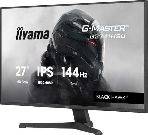 Iiyama MONITOR IIYAMA 27 PULGADAS RESOLUCION FULL HD (1920X1080), PANEL IPS, 1 MS (MPRT), 75 HZ, BRILLO 250, CONTRASTE 1000:1, HDMI, DISPLAYPORT, USB HUB, ALTAVOCES, FLICKER-FREE, LOW BLUE LIGHT, FREE SYNC, MODOS DE JUEGO PREDEFINIDOS Y PERSONALIZADOS - imagen 2