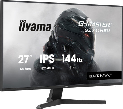 Iiyama MONITOR IIYAMA 27 PULGADAS RESOLUCION FULL HD (1920X1080), PANEL IPS, 1 MS (MPRT), 75 HZ, BRILLO 250, CONTRASTE 1000:1, HDMI, DISPLAYPORT, USB HUB, ALTAVOCES, FLICKER-FREE, LOW BLUE LIGHT, FREE SYNC, MODOS DE JUEGO PREDEFINIDOS Y PERSONALIZADOS - imagen 3