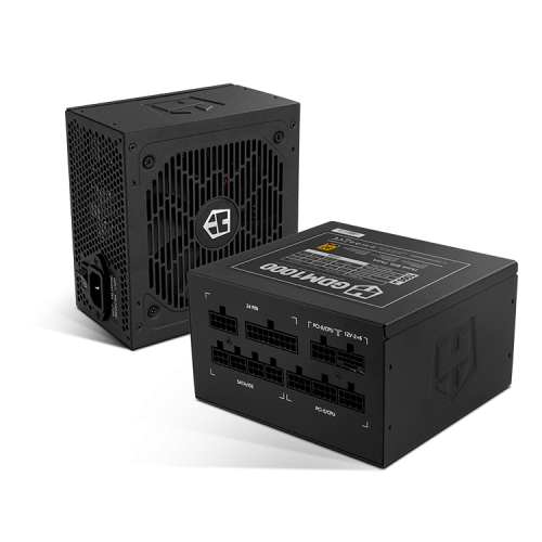 NOX Hummer GDM 1000W GOLD unidad de fuente de alimentación 20+4 pin ATX ATX Negro - imagen 1