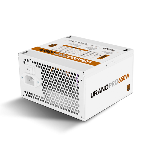 NOX Urano PRO White 650W Bronze unidad de fuente de alimentación ATX Blanco - imagen 2