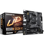 GIGABYTE B550M DS3H R2 Placa base - Procesadores AMD Ryzen 5000, VRM de 5+3 fases, hasta 4733 MHz DDR4 (O.C.), 1x M.2 PCIe 4.0 + 1x M.2 PCIe 3.0, LAN 1 GbE, USB 3.2 Gen 1 - imagen 1