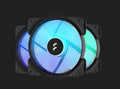 Fractal Design FRACTAL VENTILADOR CAJA ASPECT 12 SERIES RGB PWM 120MM MARCO NEGRO PACK 3 UNID (FD-F-AS1-1207)