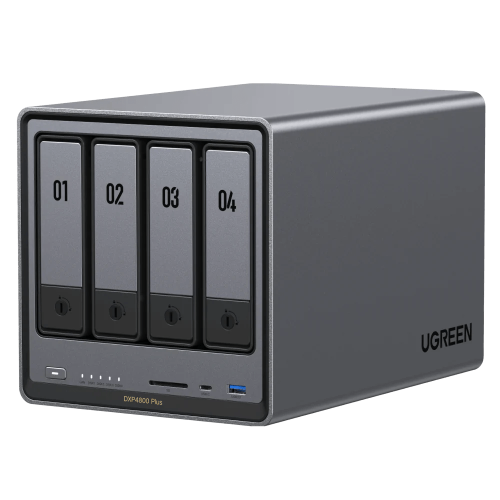 Ugreen NASync DXP4800 Plus NAS Escritorio Intel® Pentium® Gold 8505 8 GB DDR5 0 TB UGOS PRO - imagen 1