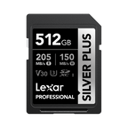 Lexar Professional SILVER PLUS 512 GB SDXC UHS-I - imagen 1