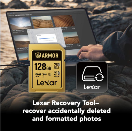 Lexar Armor Gold 128 GB SDXC UHS-II - imagen 2