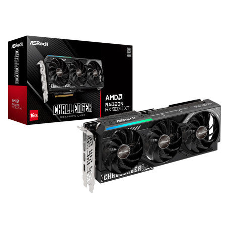 ASRock VGA ASROCK RX 9070 XT CHALLENGER,AMD,RX9070XT,16GB,GDDR6,256BIT,1HDMI+3DP (RX9070XT CL 16G)