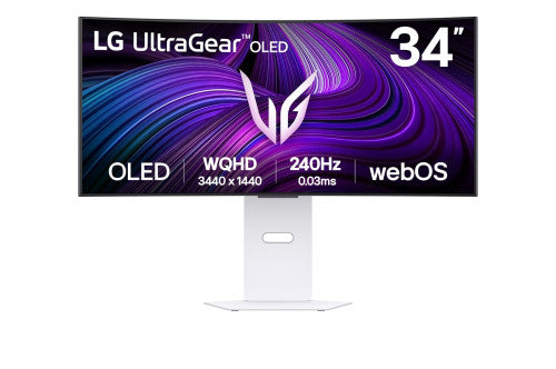 LG MONITOR LG, 34 PULGADAS, 34GX90SA-W, 86,4 CM, 3440 X 1440 PIXELES, WIDE QUAD HD, OLED, BLANCO - imagen 1
