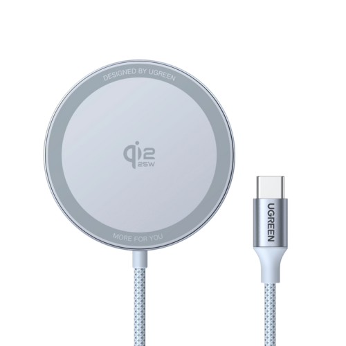 Ugreen MagFlow Smartphone Gris USB Cargador inalámbrico Auto