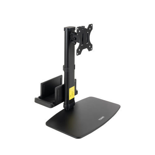 TOOQ SOPORTE MESA PANT.GIRA INCLI+MINI CPU,17-27",NEGRO - imagen 1