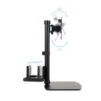 TOOQ SOPORTE MESA PANT.GIRA INCLI+MINI CPU,17-27",NEGRO - imagen 3
