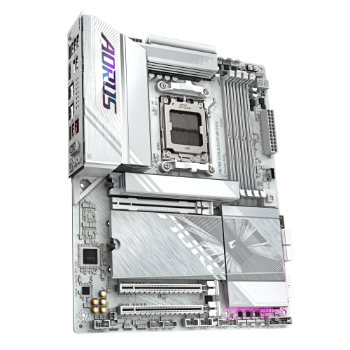 Gigabyte PLACA GIGABYTE X870E A ELITE WIFI7 ICE (BLANCO),AMD,AM5,X870E,4DDR5,256GB,1HDMI+1FHDMI+2USB4,4SATA3+4M.2,2.5GBLAN+WIFI7+BT5.4,6USB3.2+TB,ATX - imagen 3
