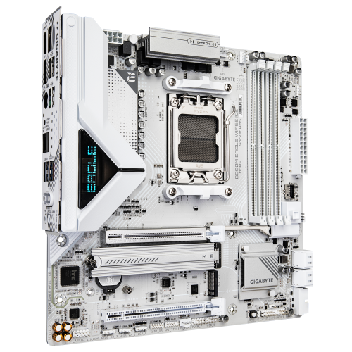 Gigabyte PLACA GIGABYTE B850M EAGLE WIFI6E ICE (BLANCO),AMD,AM5,B850,4DDR5,256GB,1HDMI+1DP,4SATA3+3M.2,GBELAN+WIFI6E+BT5.3,4USB3.2,MATX - imagen 3