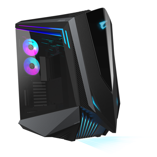 Gigabyte CAJA GIGABYTE AORUS C700 GLASS,TORRE,3.5“/2.5”X4+2.5”X6,F:120MMX3+R:120MMX2,HDMI,USB3.0X3+TYPE CX1,RGB,NEGRA+VENTANA TRANSPARENTE (GB-AC700G) - imagen 1