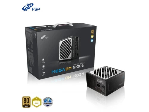 FSP MEGA-1200GM 1200W 80 PLUS GOLD FULL MODULAR ATX3.1 PCIE 5.1 12V-2X6 - imagen 2