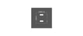 KRAMER ROOM CONNECTIVITY PASSIVE BLACK MODULE WITH 1 USBC FF PORT INPUT. MALE OUTPUT- MD-C/CM(B) (80-000357)