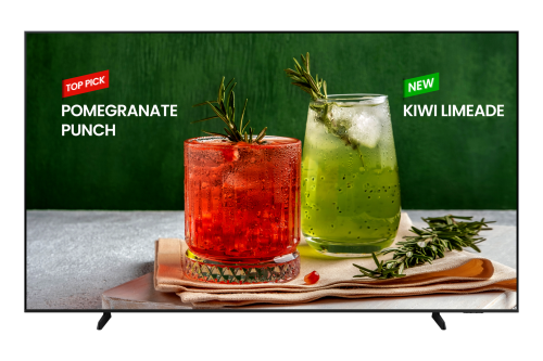 Samsung BE98D-H Pantalla plana para señalización digital 2,49 m (98") LED Wifi 4K Ultra HD Negro Procesador incorporado Tizen 16/7 - imagen 1