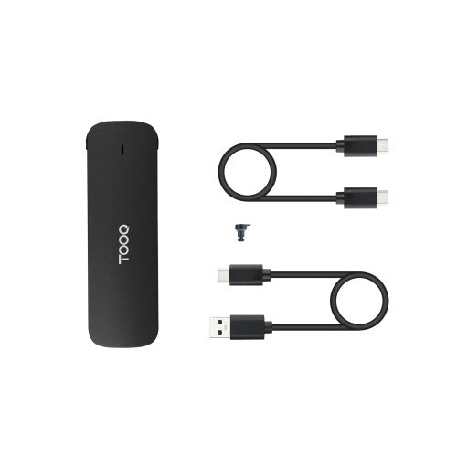 TOOQ CAJA EXTERNA M.2 NVME USB3.1 GEN2 ALUMINIO NEGRA - imagen 3