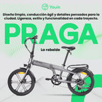 YOUIN E-BIKE 20" YOUIN PRAGA - - imagen 2