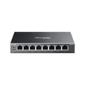 TP-Link Omada ES208GP switch Gestionado L2 Gigabit Ethernet (10/100/1000) Energía sobre Ethernet (PoE) DIN rail Negro - imagen 1