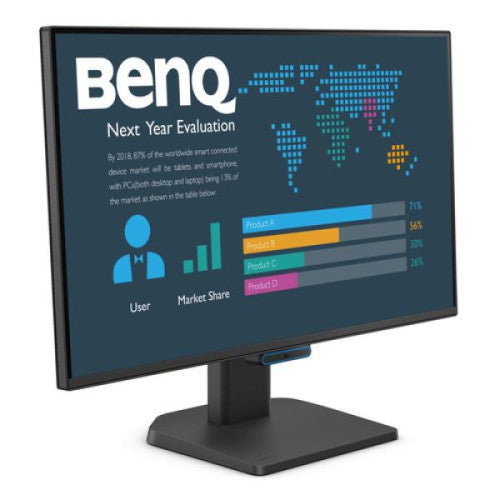BenQ MONITOR BENQ BL2490C (9H.LP5LB.QBE) 23.8” 1080P FHD 144HZ IPS EYE-CARE, USB-C, CERTIFICADO TUV