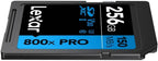 LEXAR 256GB PROFESSIONAL 800X PRO SDXC UHS-I CARDS, UP TO 150MB/S READ 45MB/S WRITE C10 V30 U3 - imagen 2
