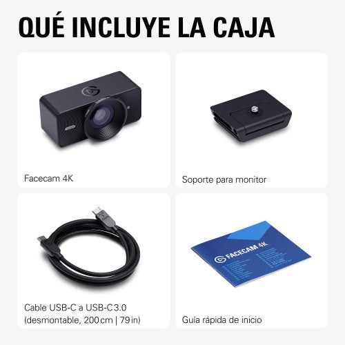 ELGATO FACECAM 4K (10WAF9901) - imagen 2